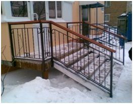 Электросварные и кованые перила в Перми